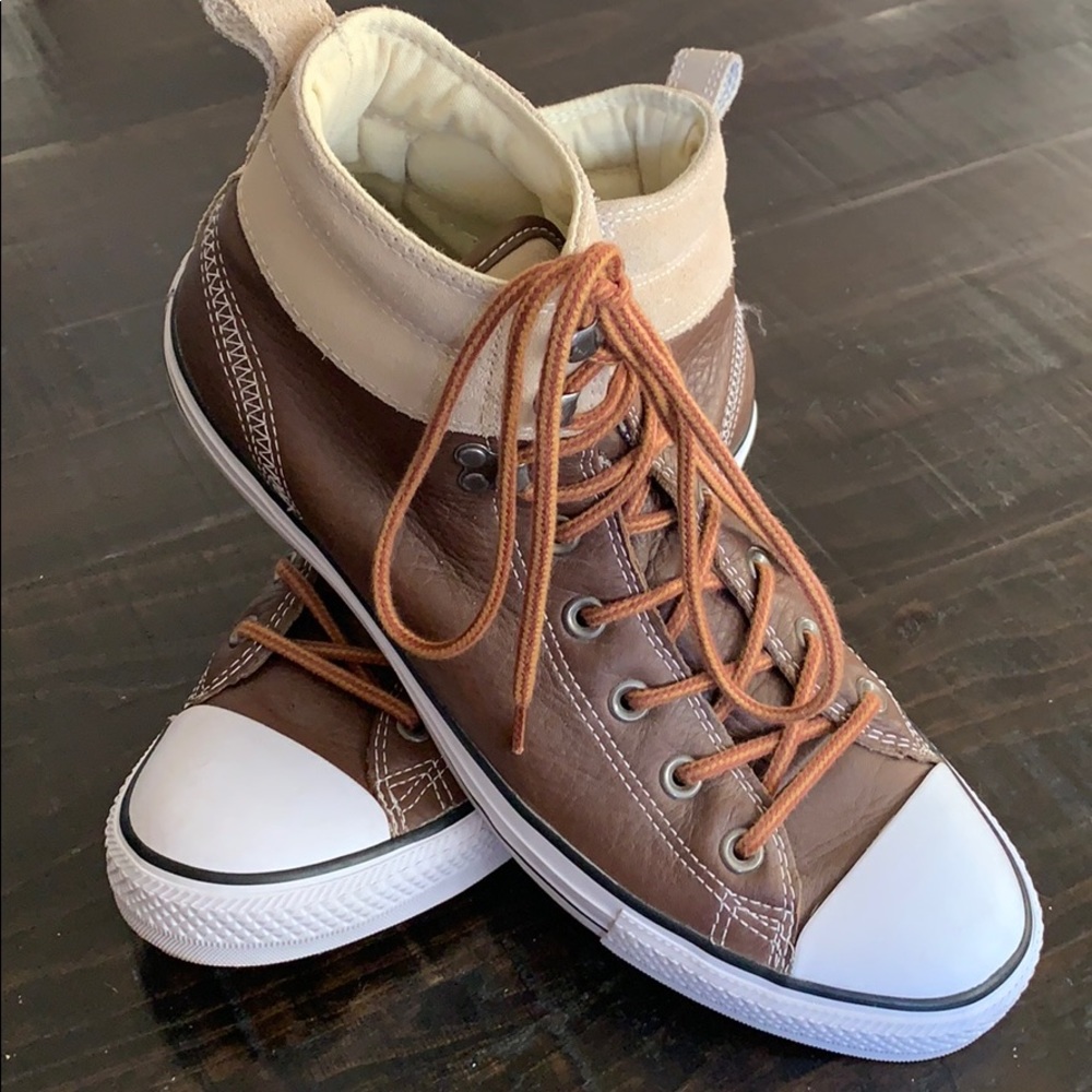 Converse All Star leather high tops